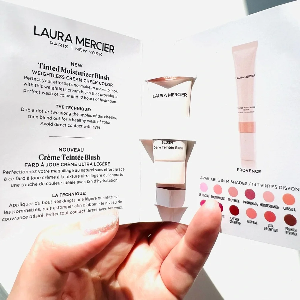 5 for 25⚡️ Laura Mercier Tinted Moisturizer Cream Blush in Provence 3ml mini